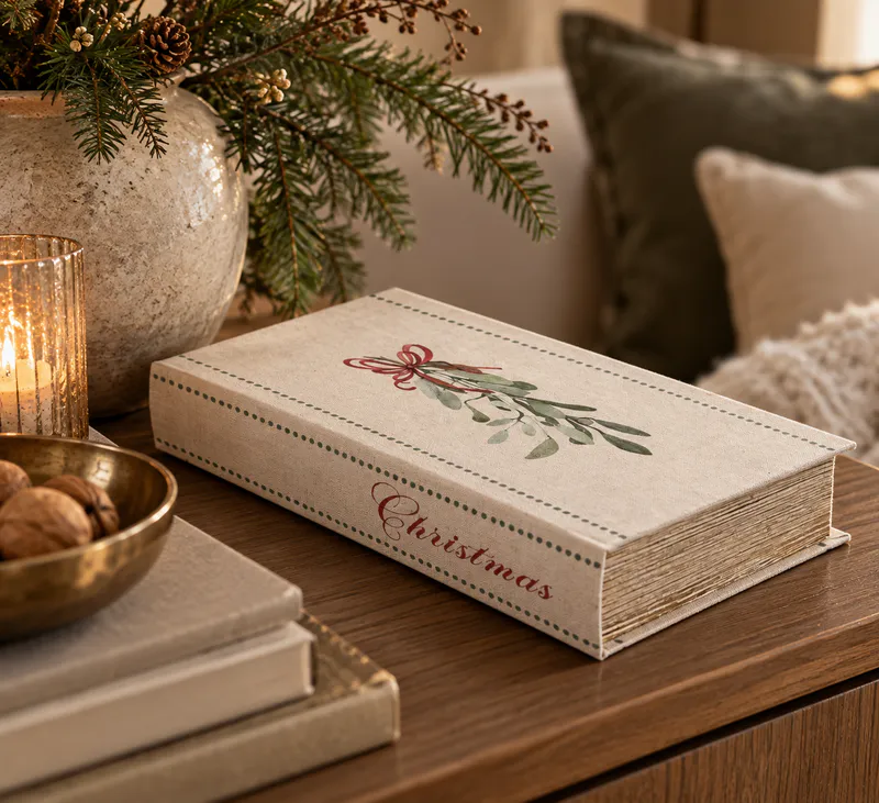 Christmas book m/oppbevaring