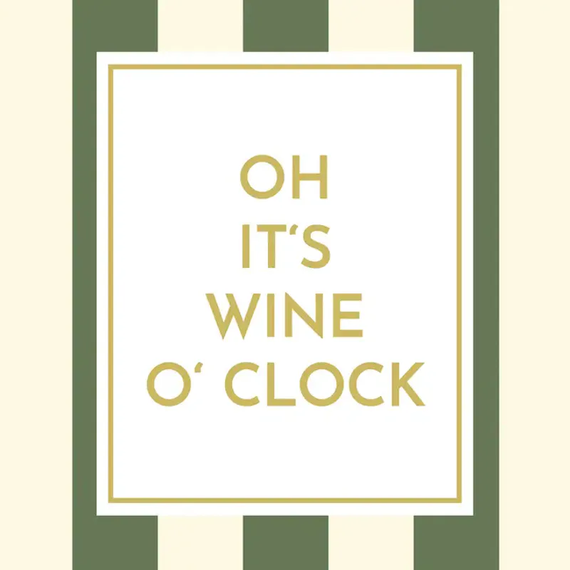 Servietter Wine o'clock