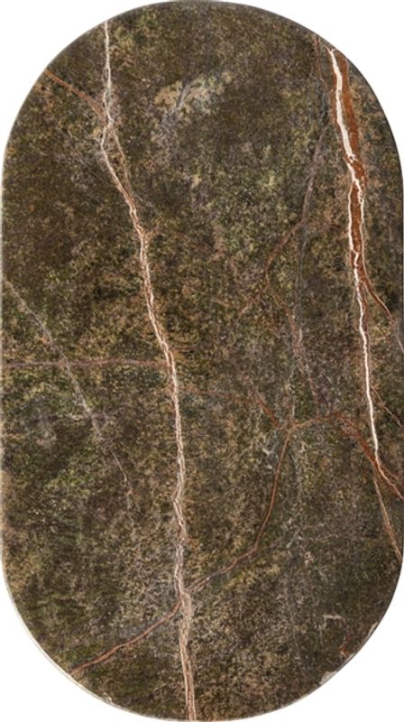 Marmorfat Forest green/black 23*12cm