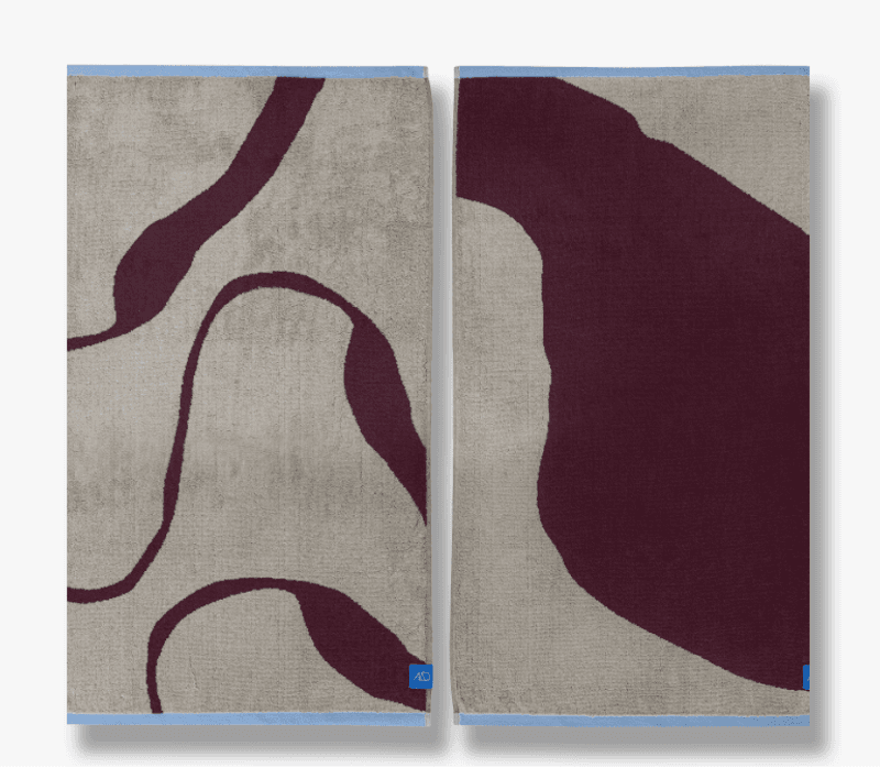 Nova Arte Gjestehåndkle 2pk Wine