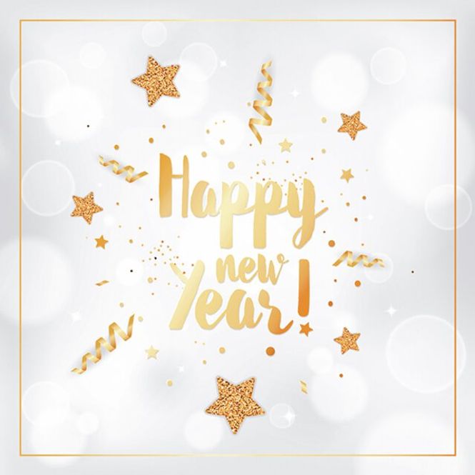 Hovedbilde Servietter Happy New Year