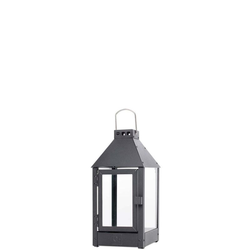 A2 Classic Sort galvanisert lykt Mini