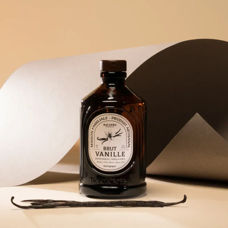 Raw Vanilla Syrup - Organic - 400ml 
