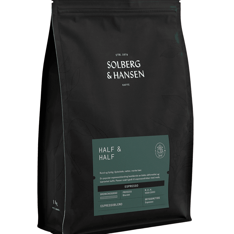 S&H Kaffe HALF & HALF (ESPRESSO) - 2,5KG