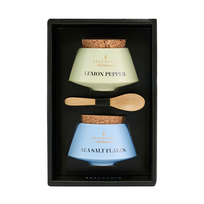 Hovedbilde Greenomic Gavesett Sitronpepper & Havsalt