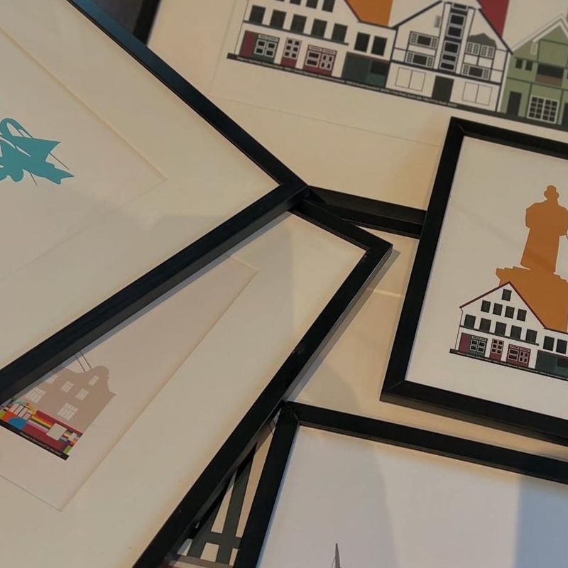 Silje Design Stavanger Postkort  ass UTVALG