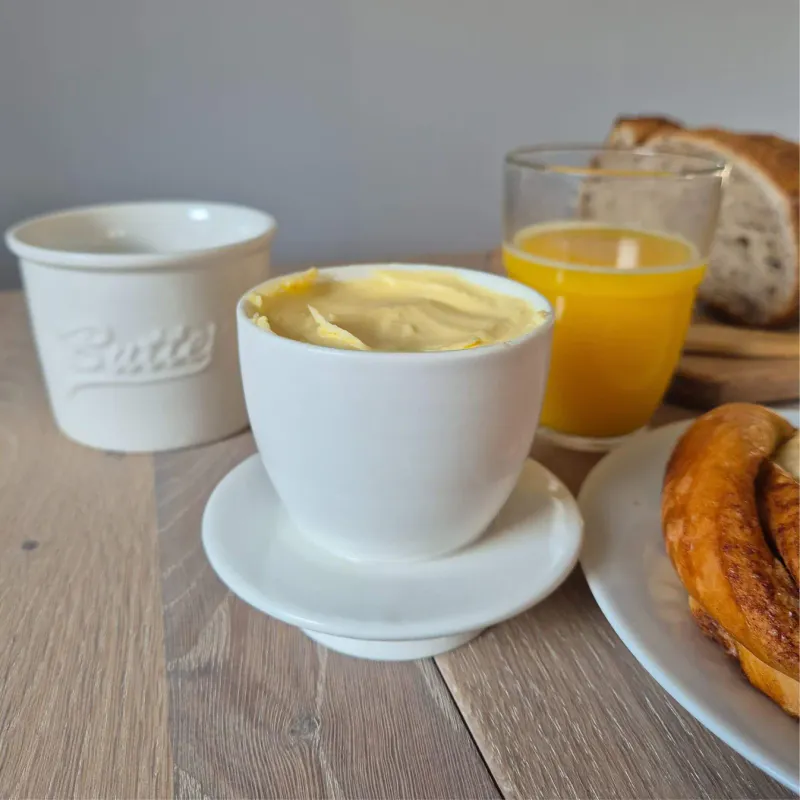 Smørklokke Hvit 