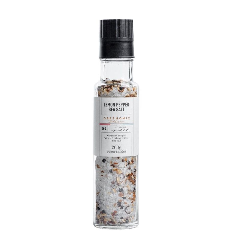 Krydderkvern Lemon pepper sea salt