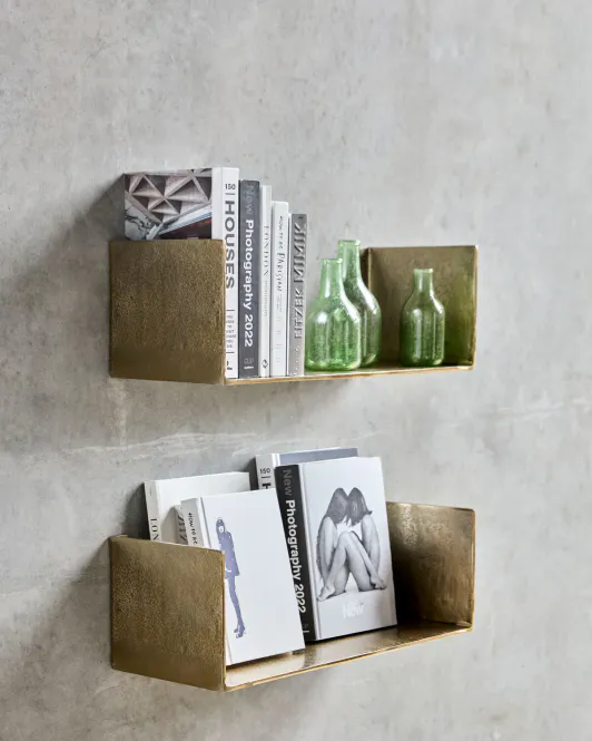 Hovedbilde Boxie hylle Brass finish