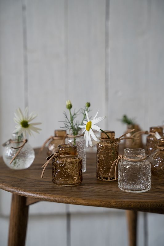 Ernst Mønstret vase 3pk Klar